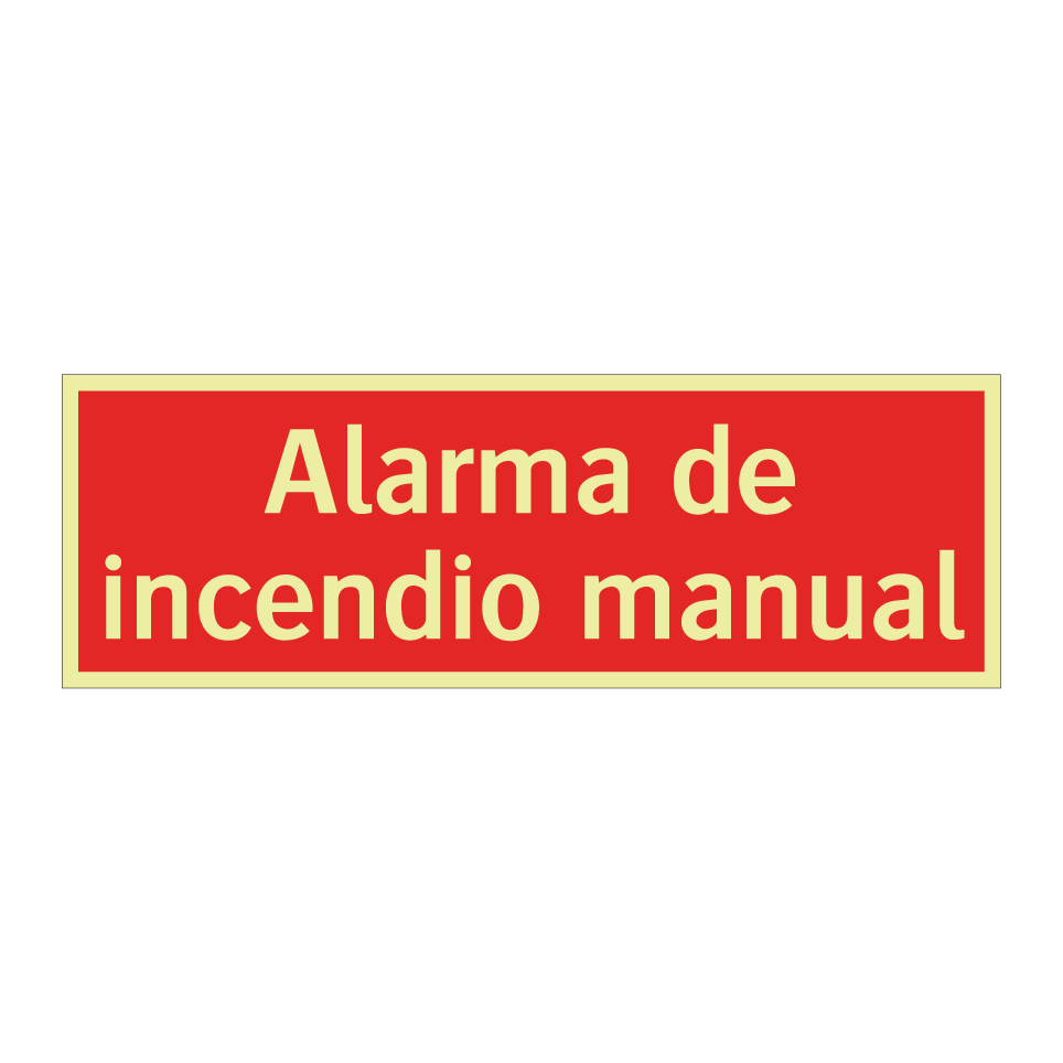 Alarma de incendio manual