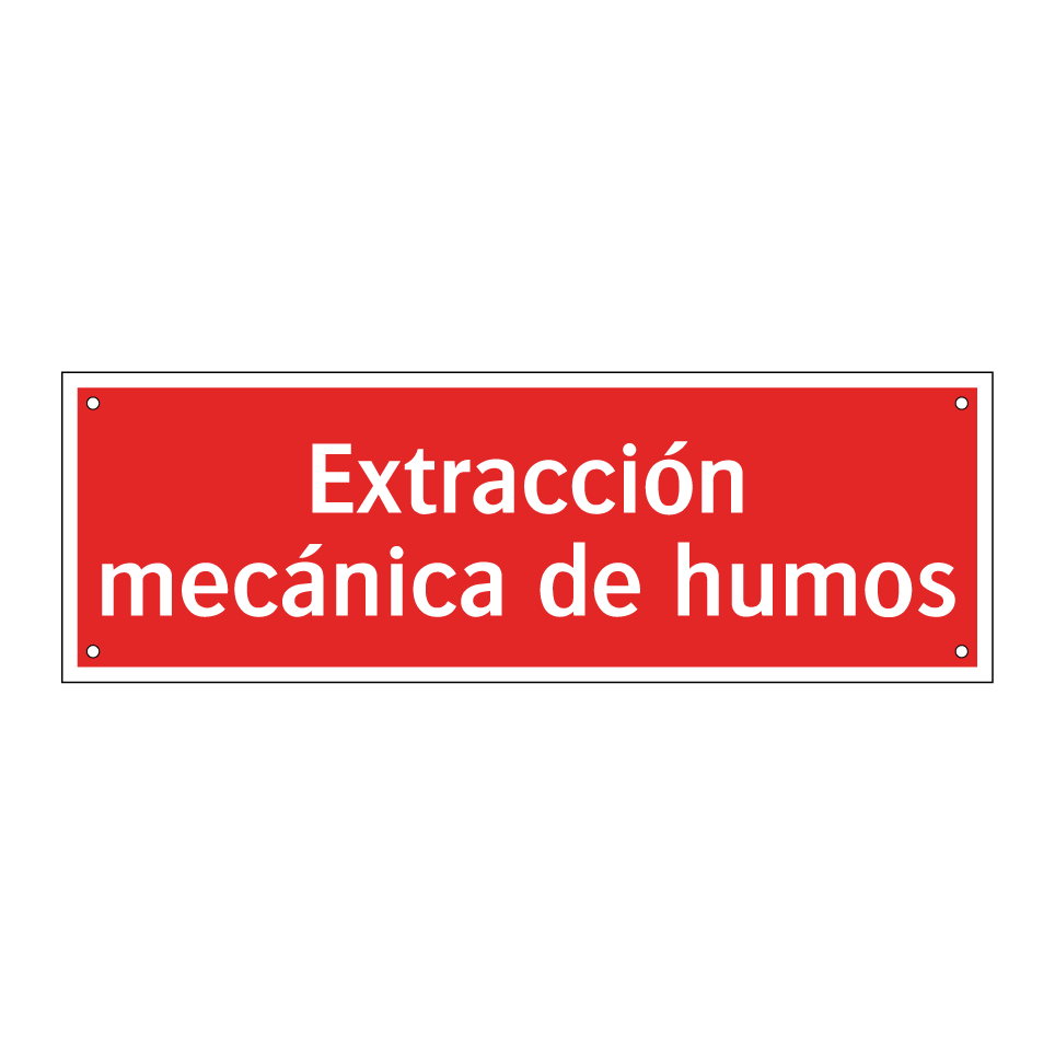 Extracción mecánica de humos