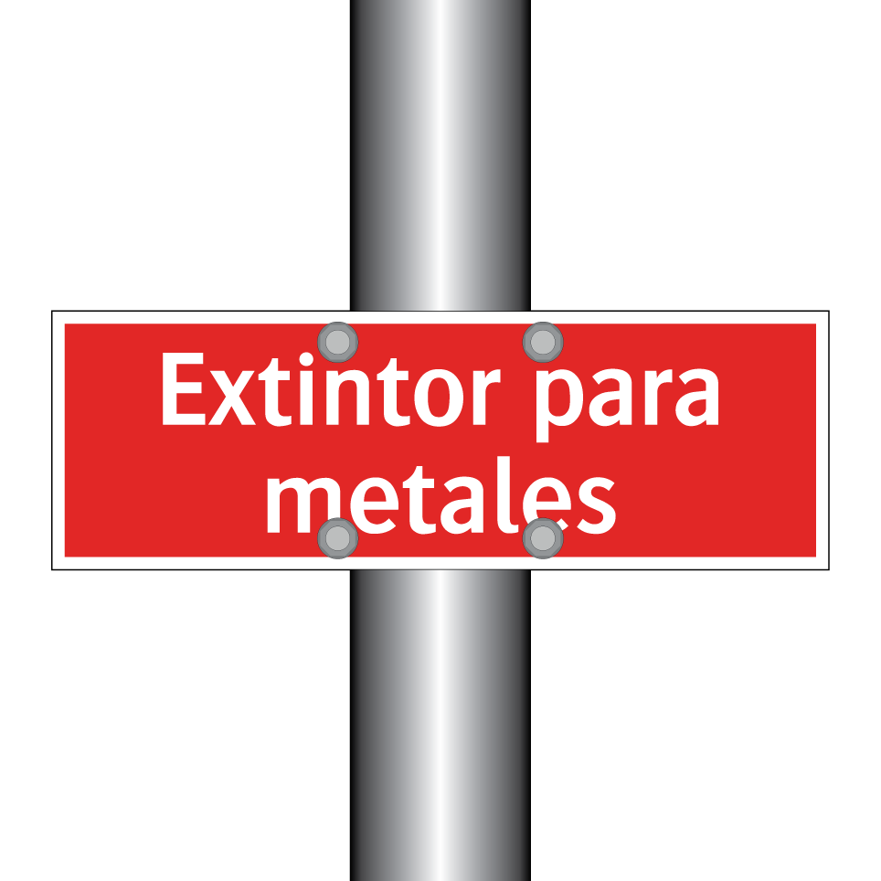 Extintor para metales