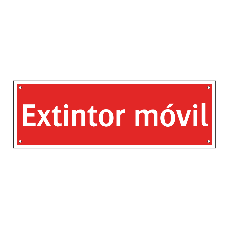 Extintor móvil