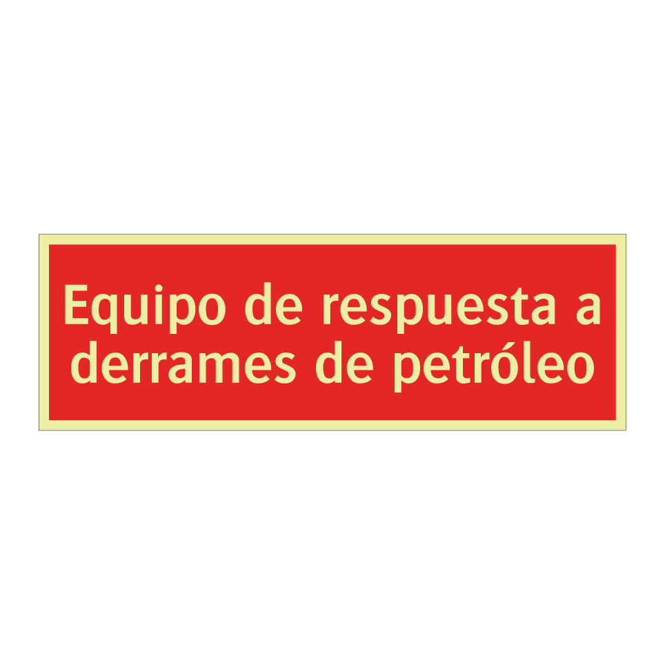 Equipo de respuesta a derrames de petróleo