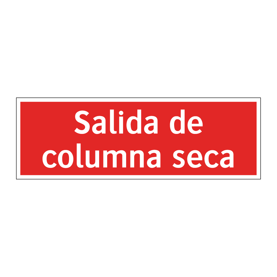 Salida de columna seca