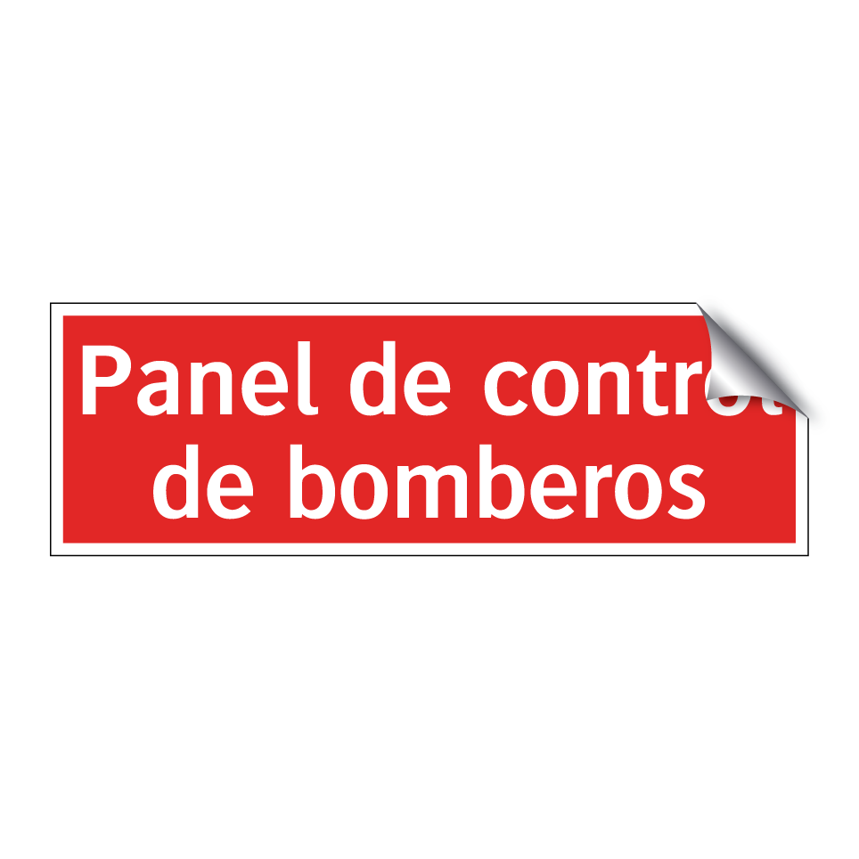 Panel de control de bomberos