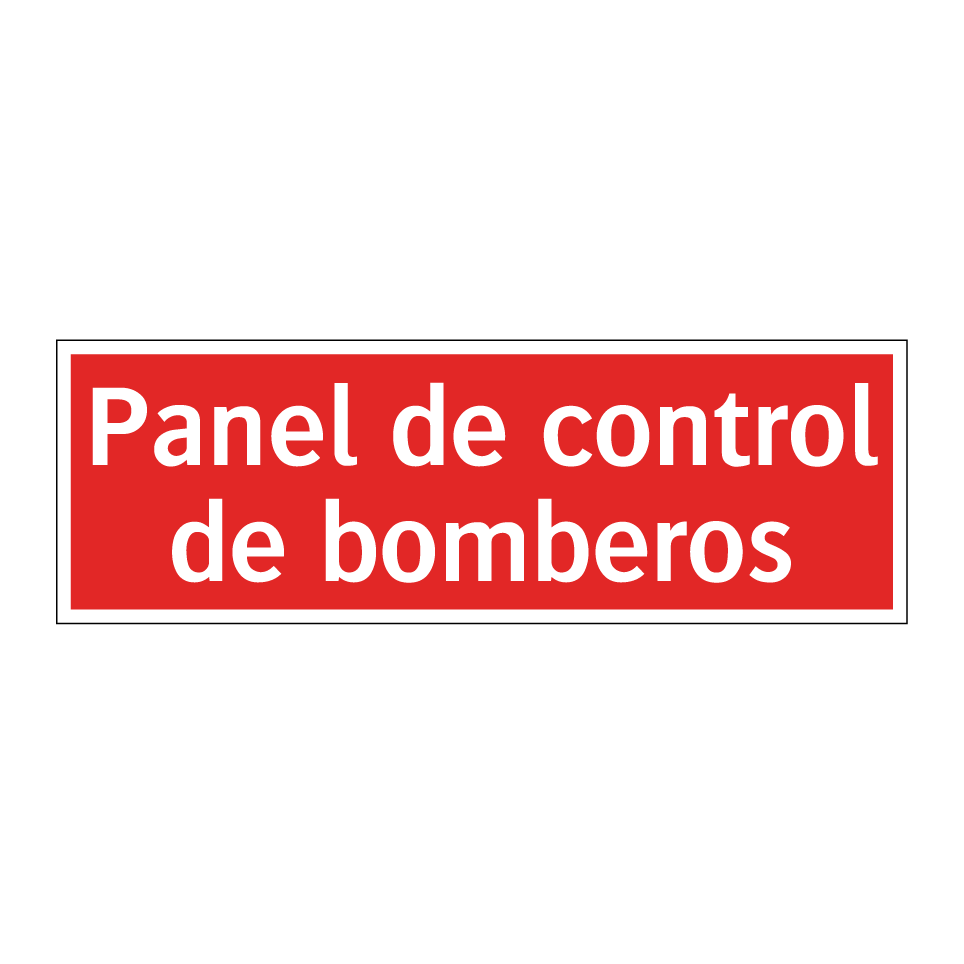 Panel de control de bomberos