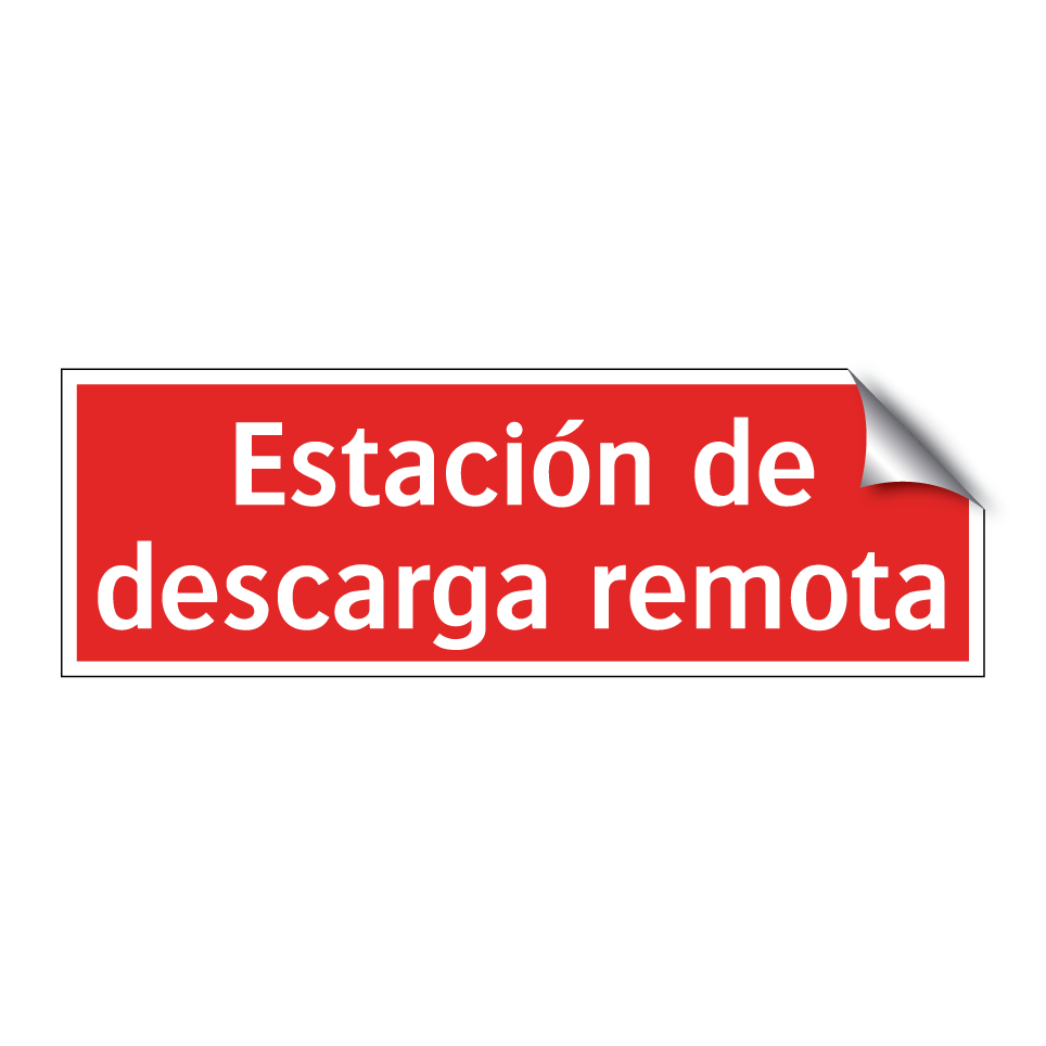Estación de descarga remota