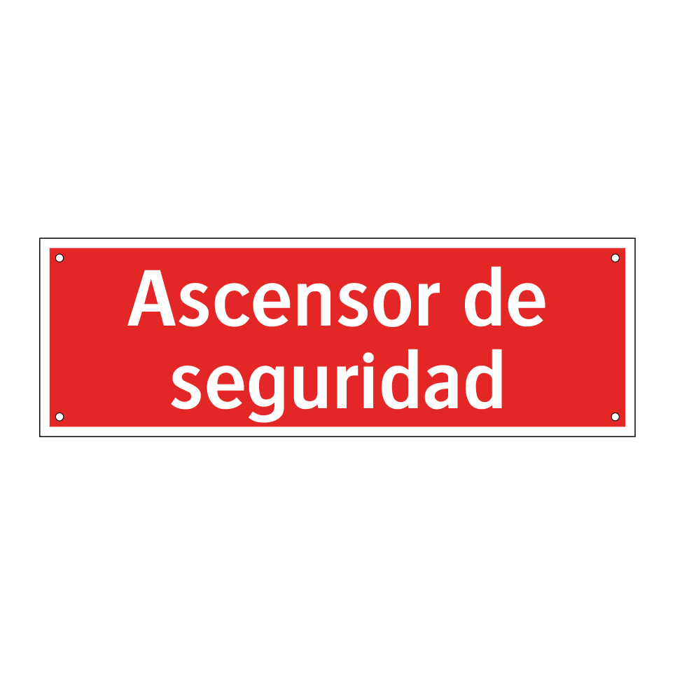 Ascensor de seguridad
