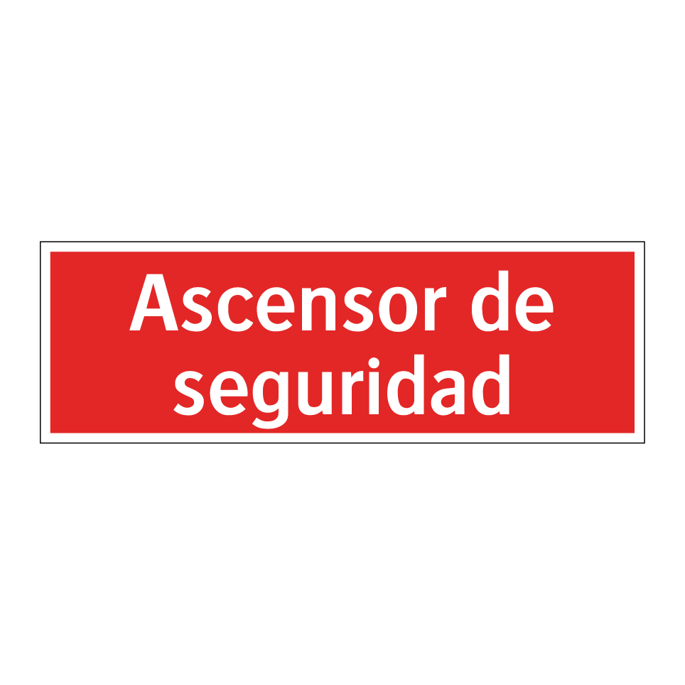 Ascensor de seguridad