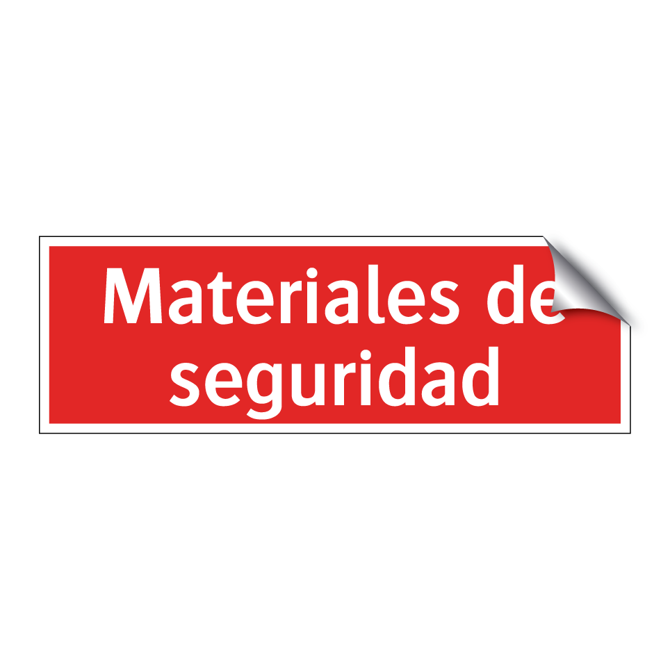 Materiales de seguridad