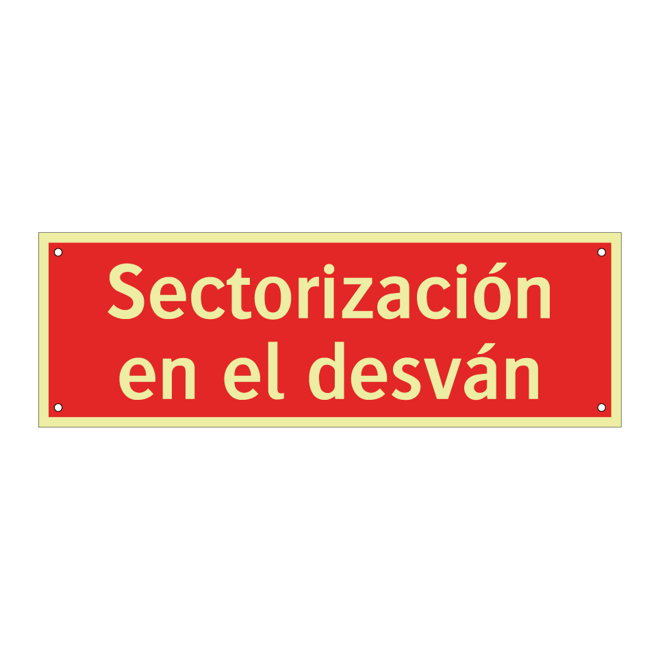 Sectorización en el desván