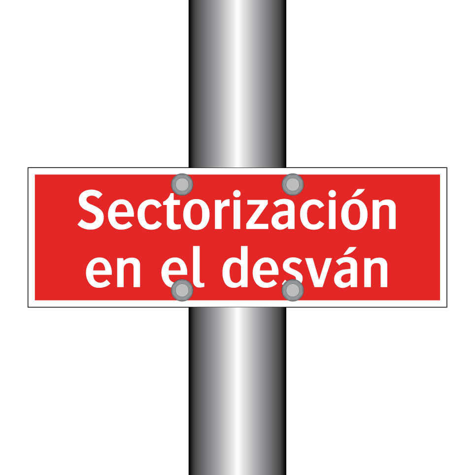 Sectorización en el desván