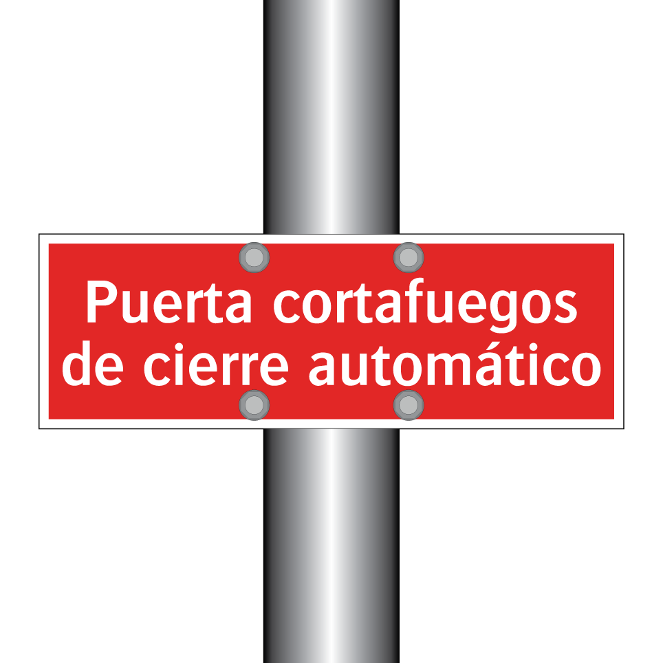 Puerta cortafuegos de cierre automático