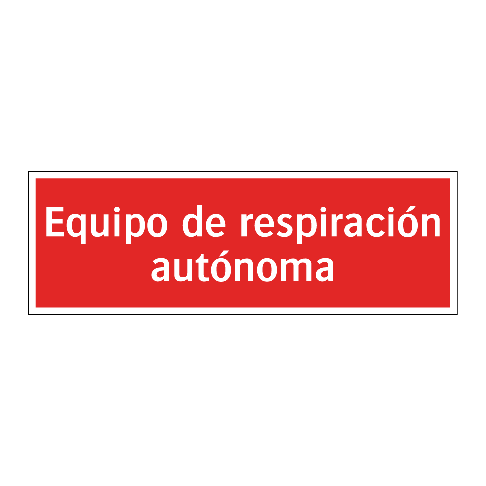 Equipo de respiración autónoma