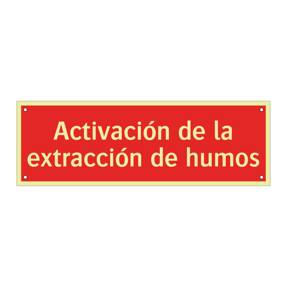 Activación de la extracción de humos