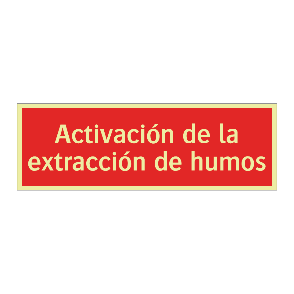 Activación de la extracción de humos