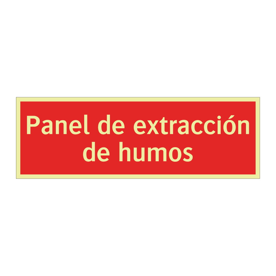 Panel de extracción de humos