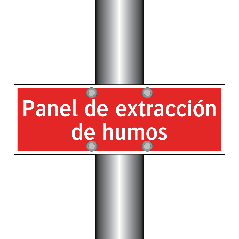 Panel de extracción de humos
