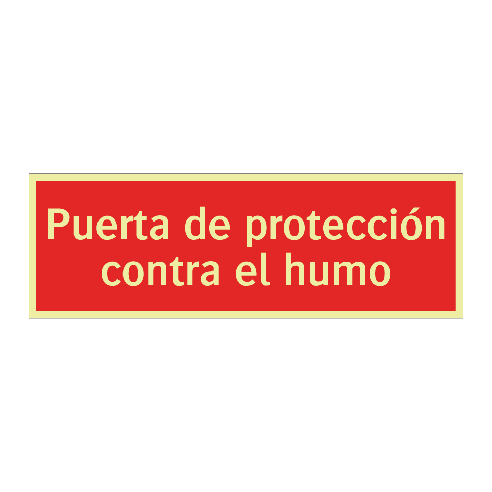 Puerta de protección contra el humo