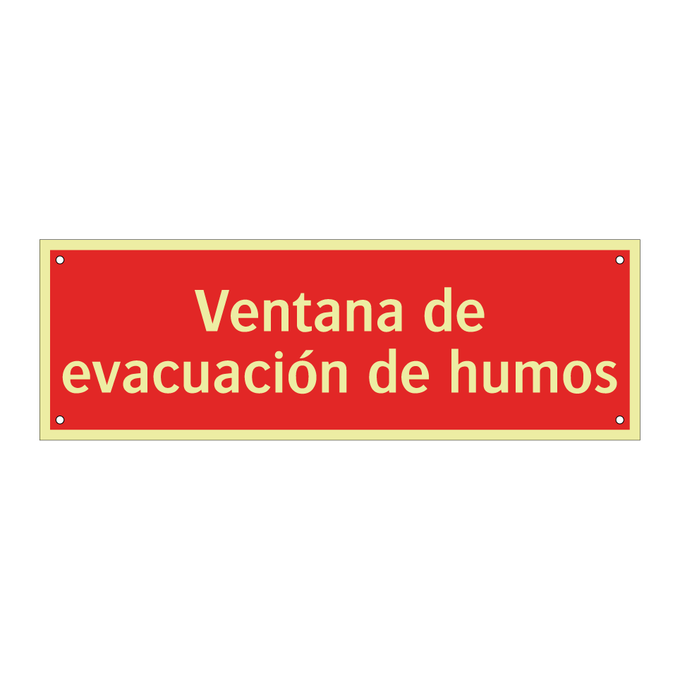 Ventana de evacuación de humos