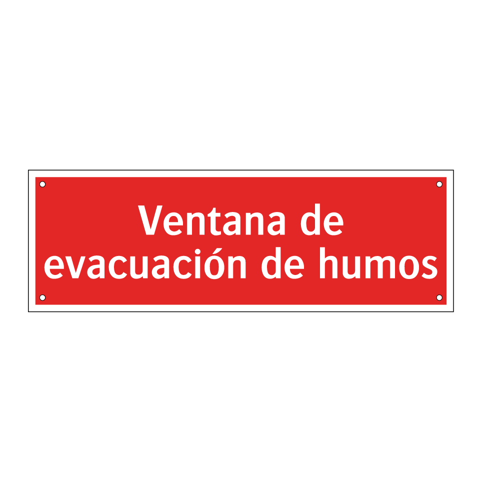 Ventana de evacuación de humos