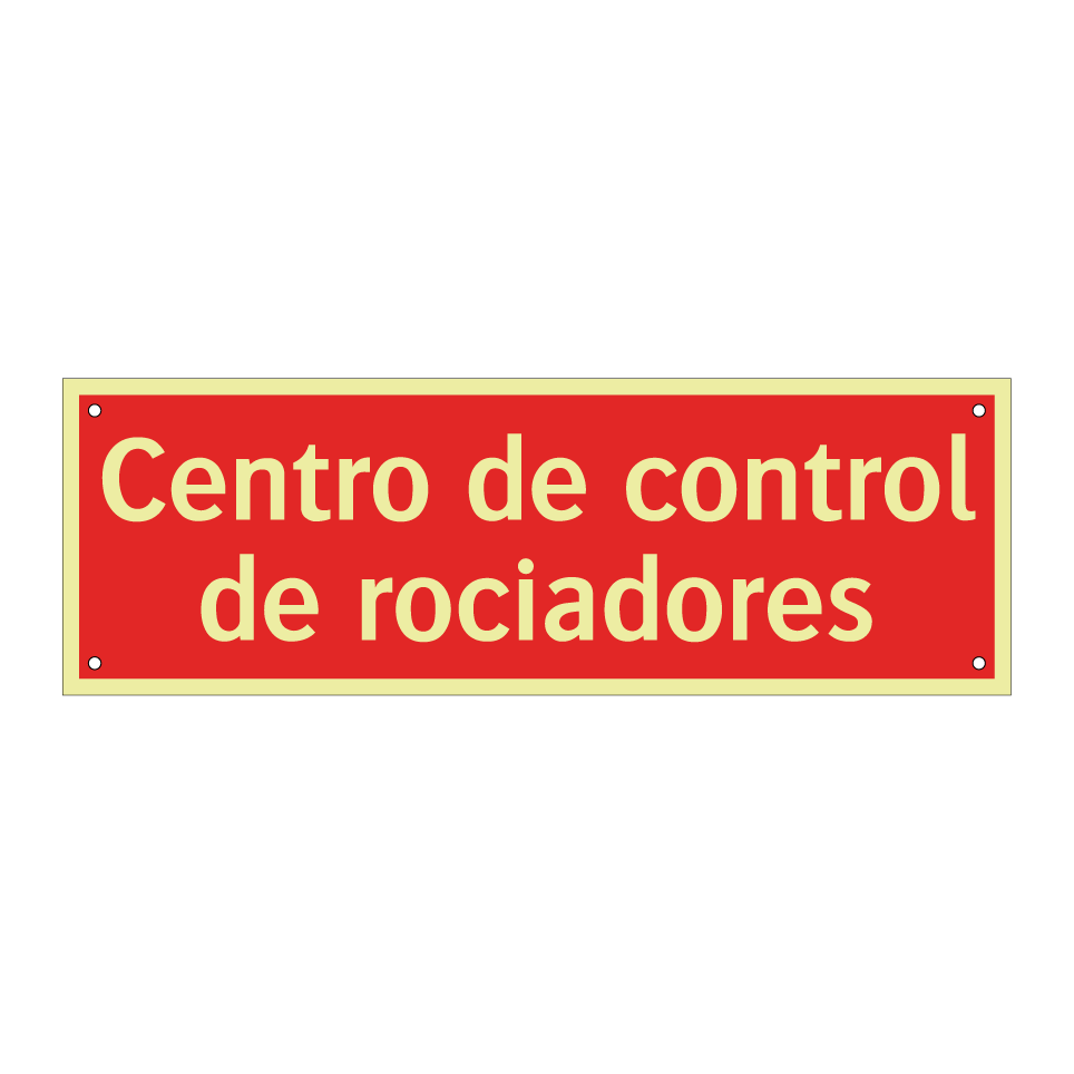 Centro de control de rociadores