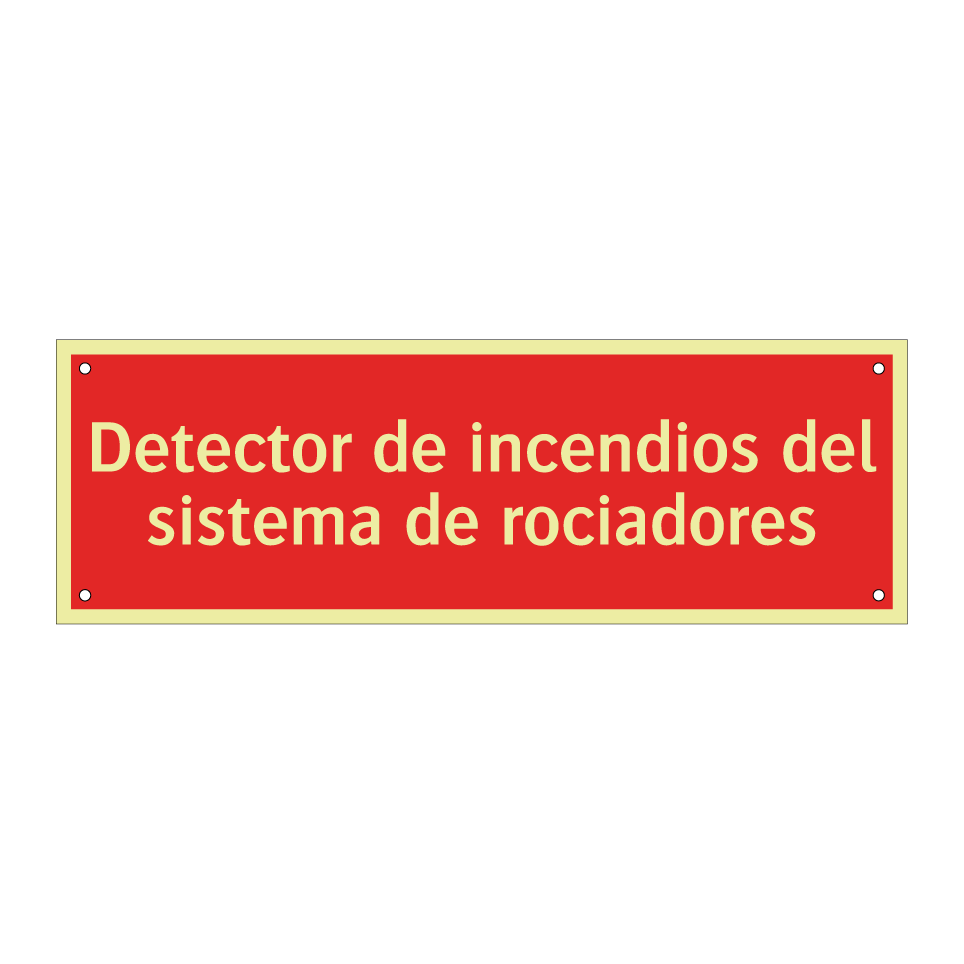 Detector de incendios del sistema de rociadores