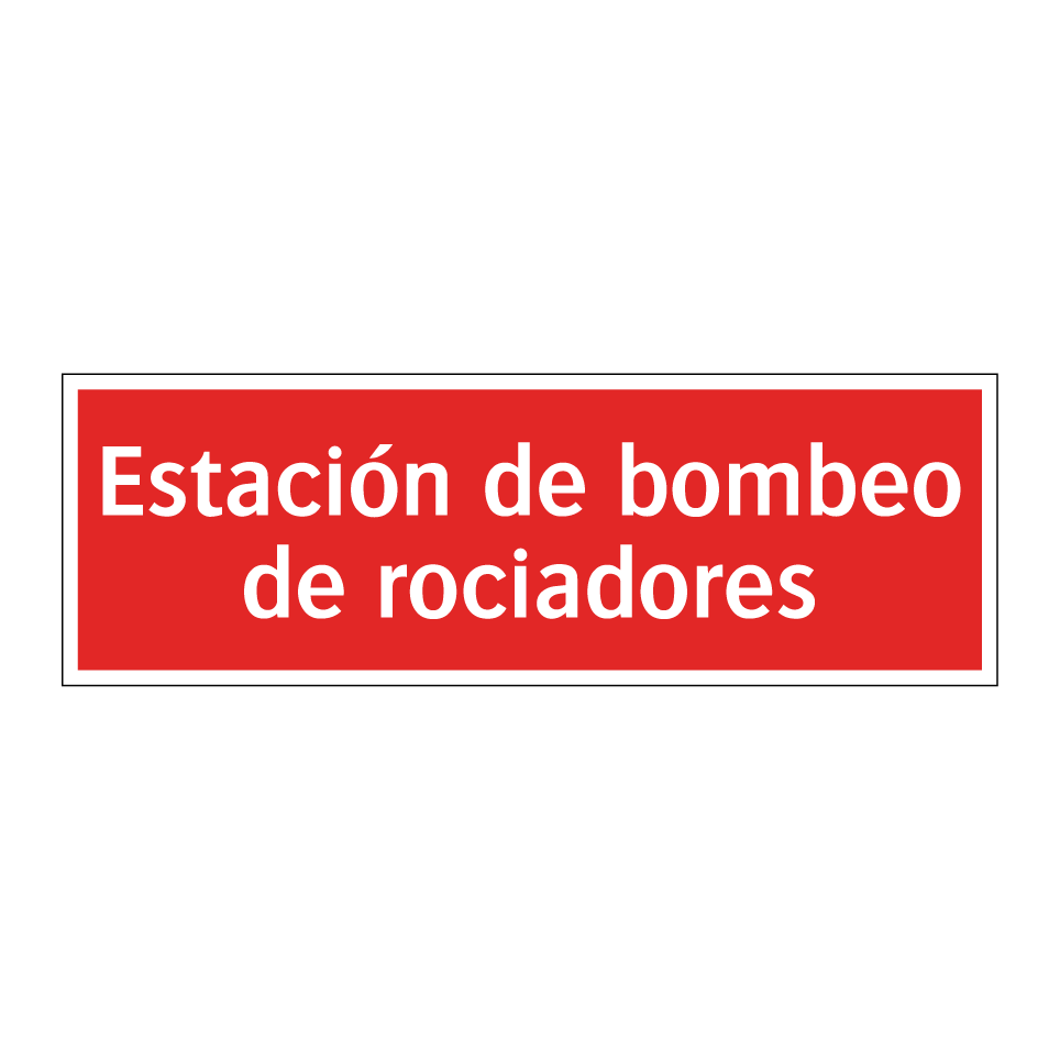 Estación de bombeo de rociadores