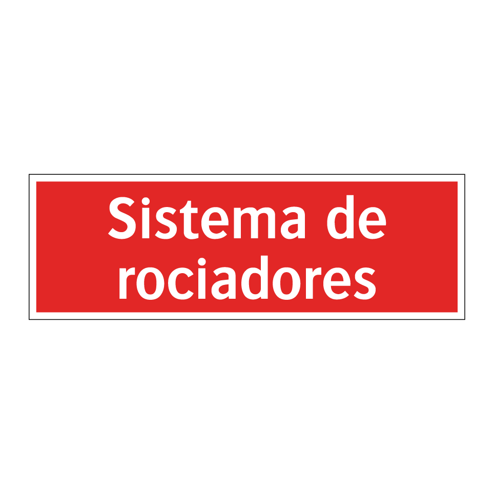Sistema de rociadores
