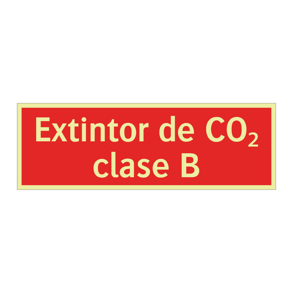 Extintor de CO₂ clase B