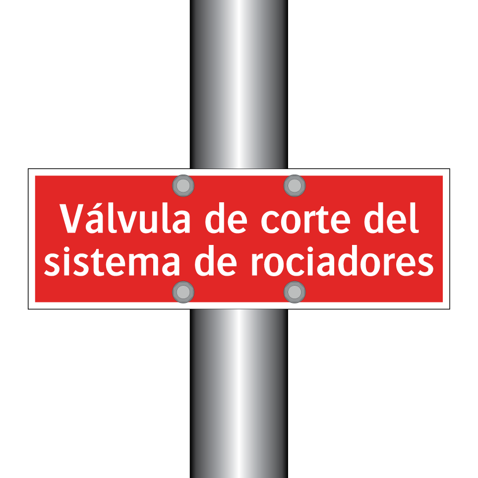 Válvula de corte del sistema de rociadores