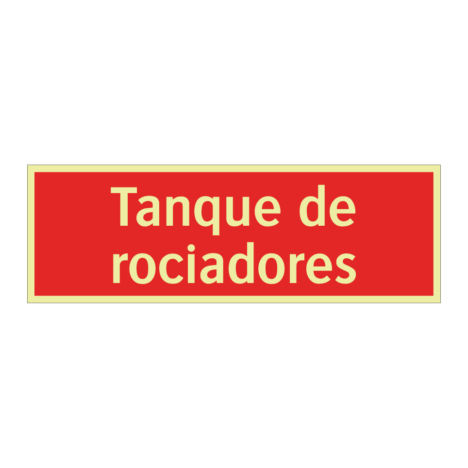 Tanque de rociadores