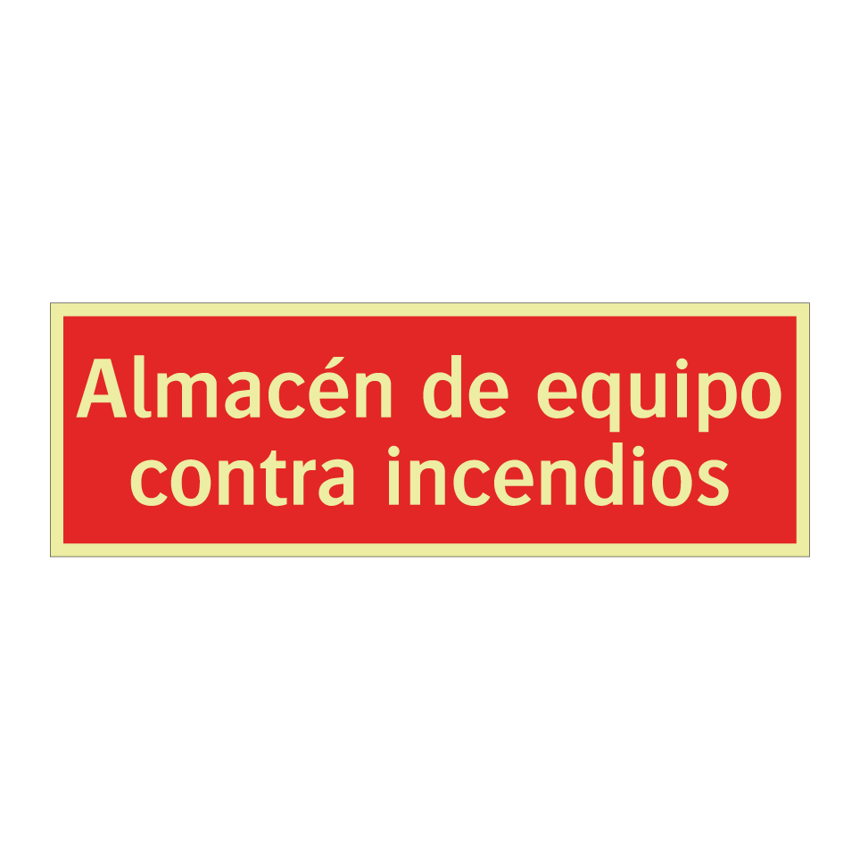 Almacén de equipo contra incendios