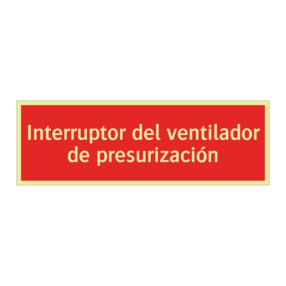 Interruptor del ventilador de presurización