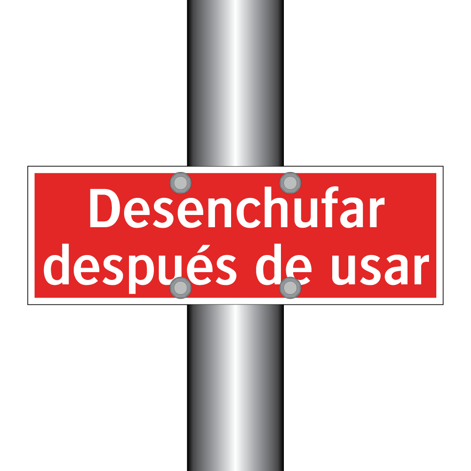 Desenchufar después de usar