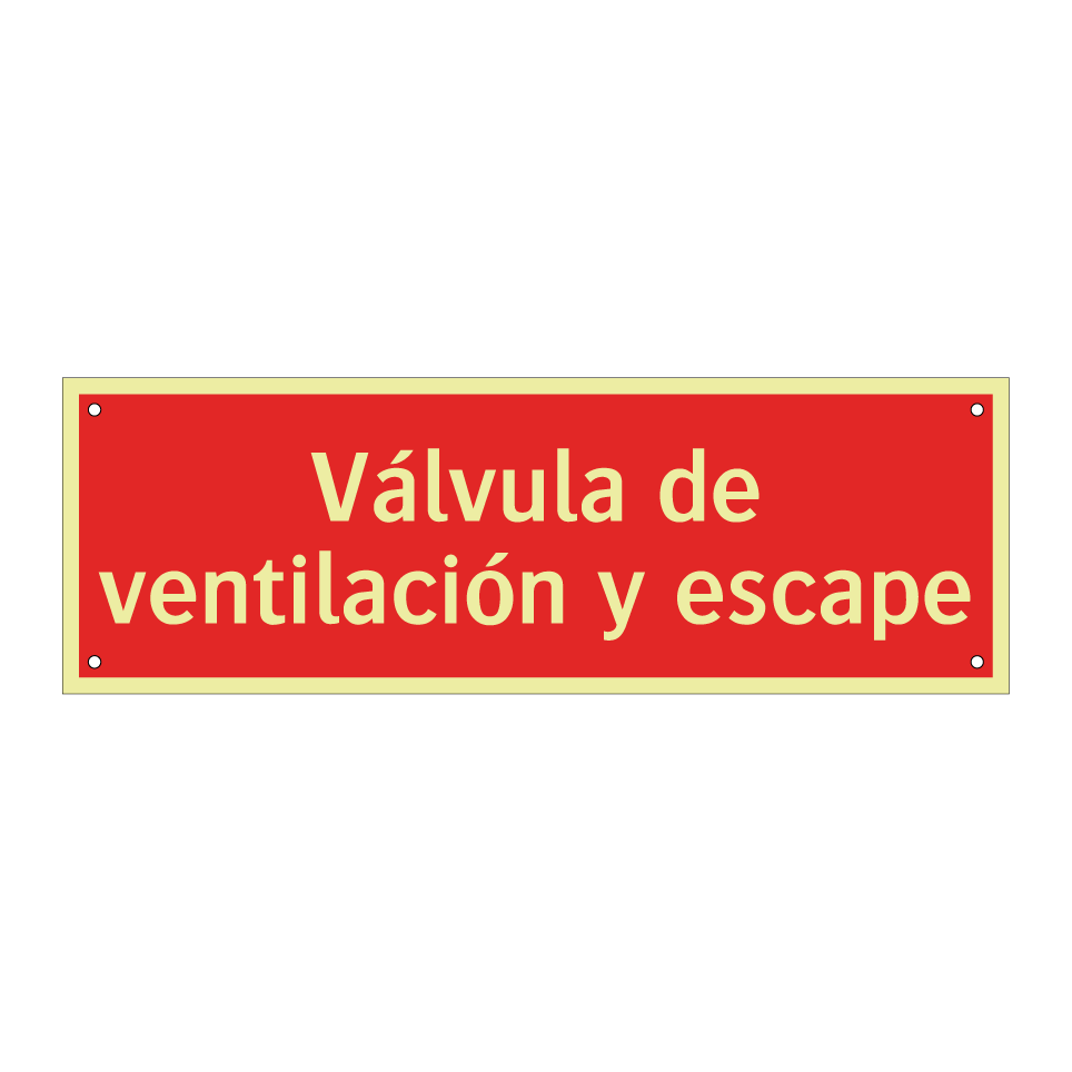 Válvula de ventilación y escape