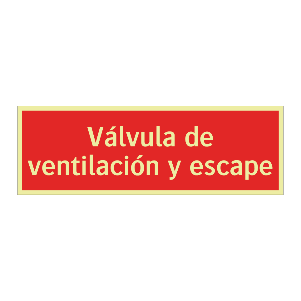 Válvula de ventilación y escape