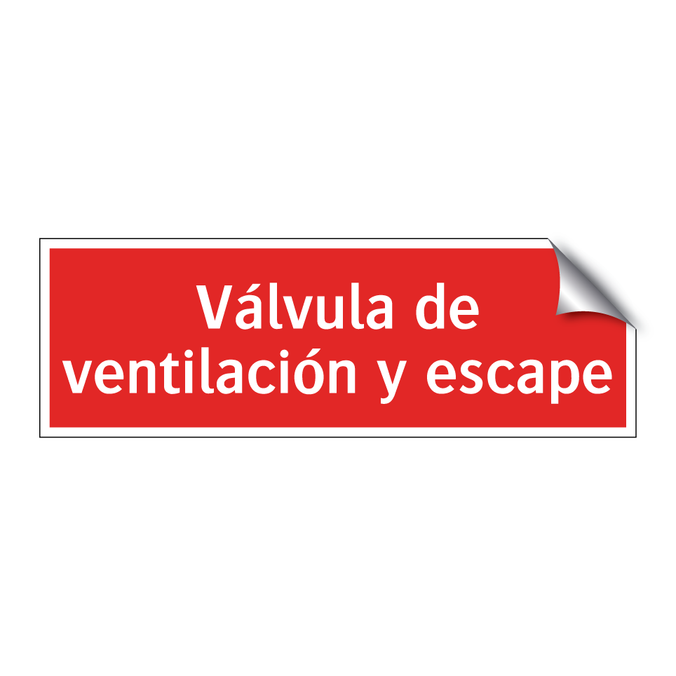 Válvula de ventilación y escape