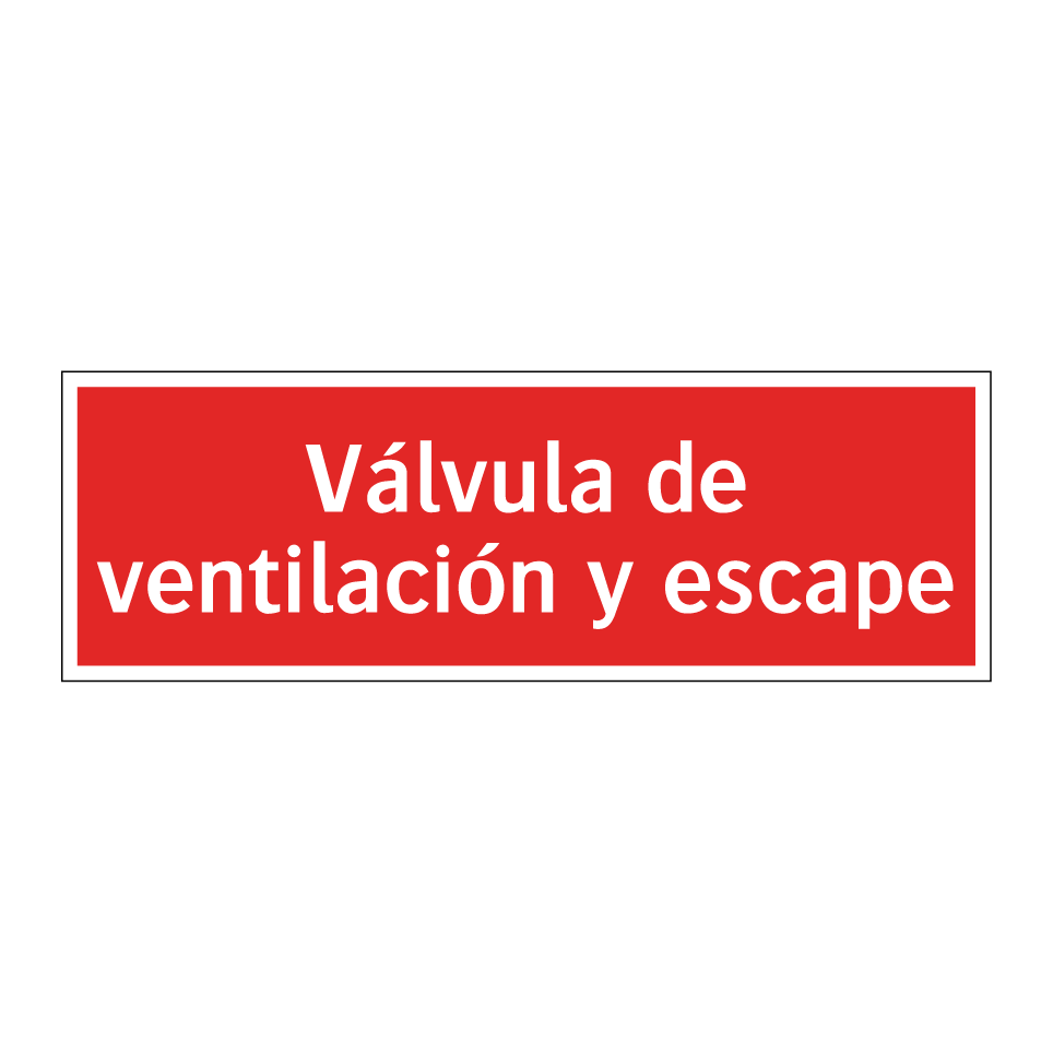 Válvula de ventilación y escape