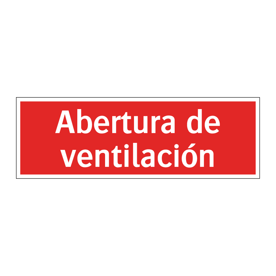 Abertura de ventilación
