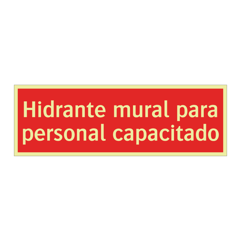 Hidrante mural para personal capacitado