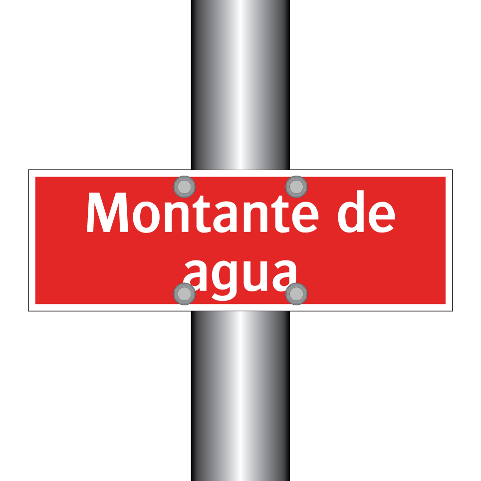 Montante de agua