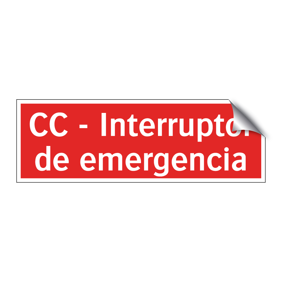 CC - Interruptor de emergencia