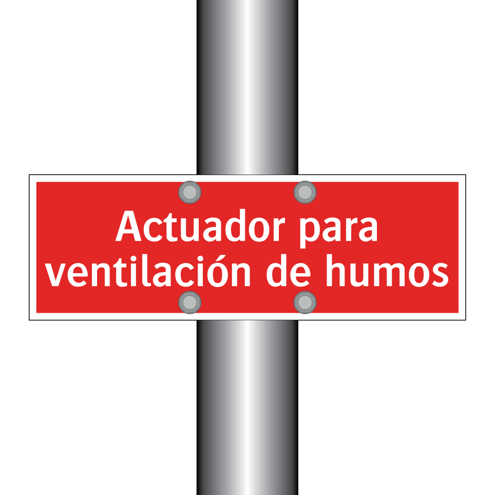 Actuador para ventilación de humos