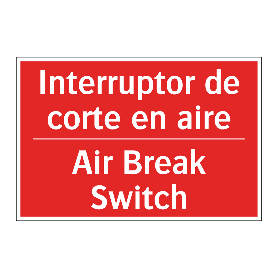 Interruptor de corte en aire - Air Break Switch