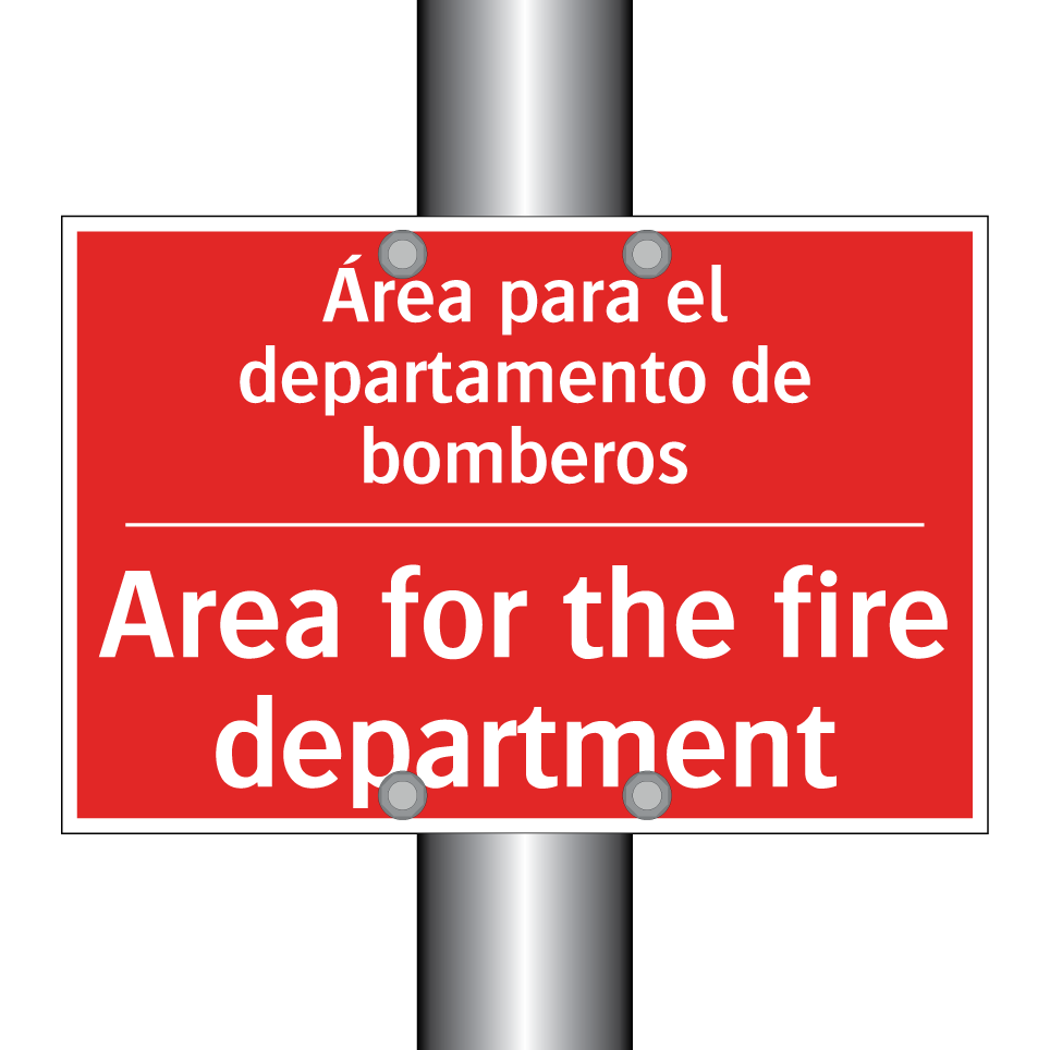 Área para el departamento de /.../ - Area for the fire department