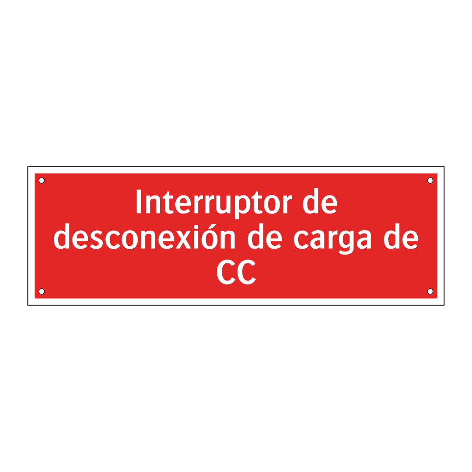 Interruptor de desconexión de carga de CC