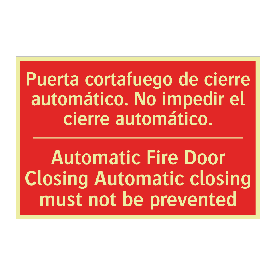 Puerta cortafuego de cierre /.../ - Automatic Fire Door Closing /.../
