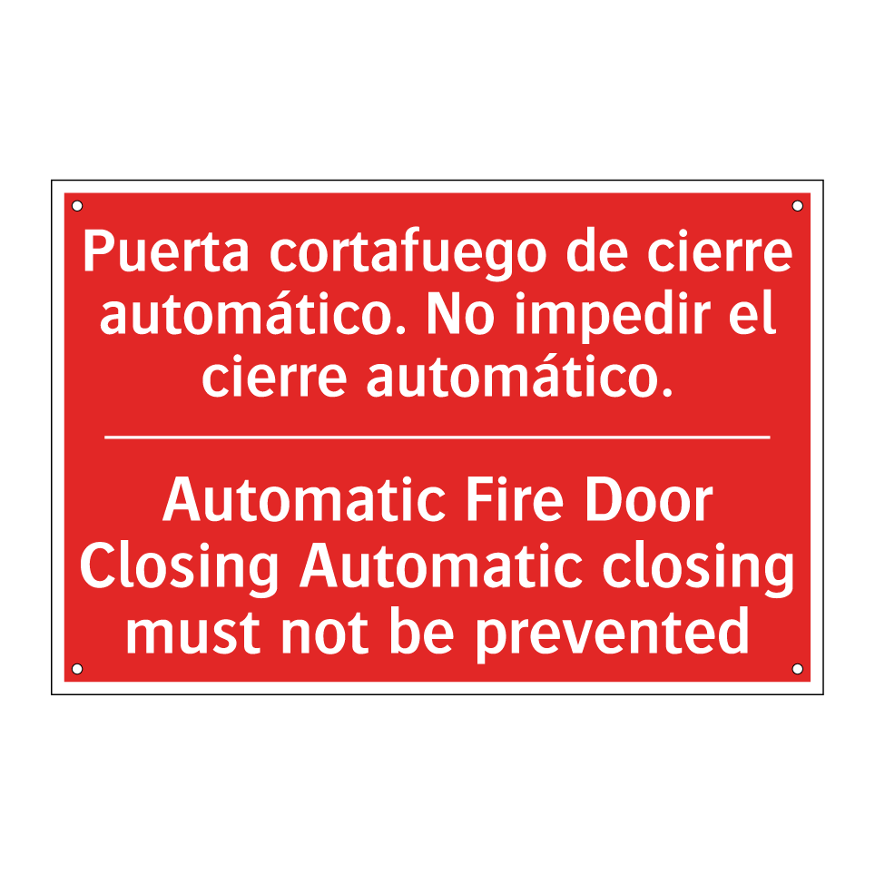 Puerta cortafuego de cierre /.../ - Automatic Fire Door Closing /.../