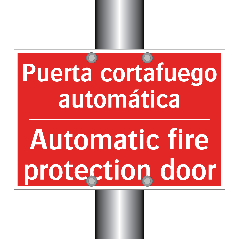 Puerta cortafuego automática - Automatic fire protection door
