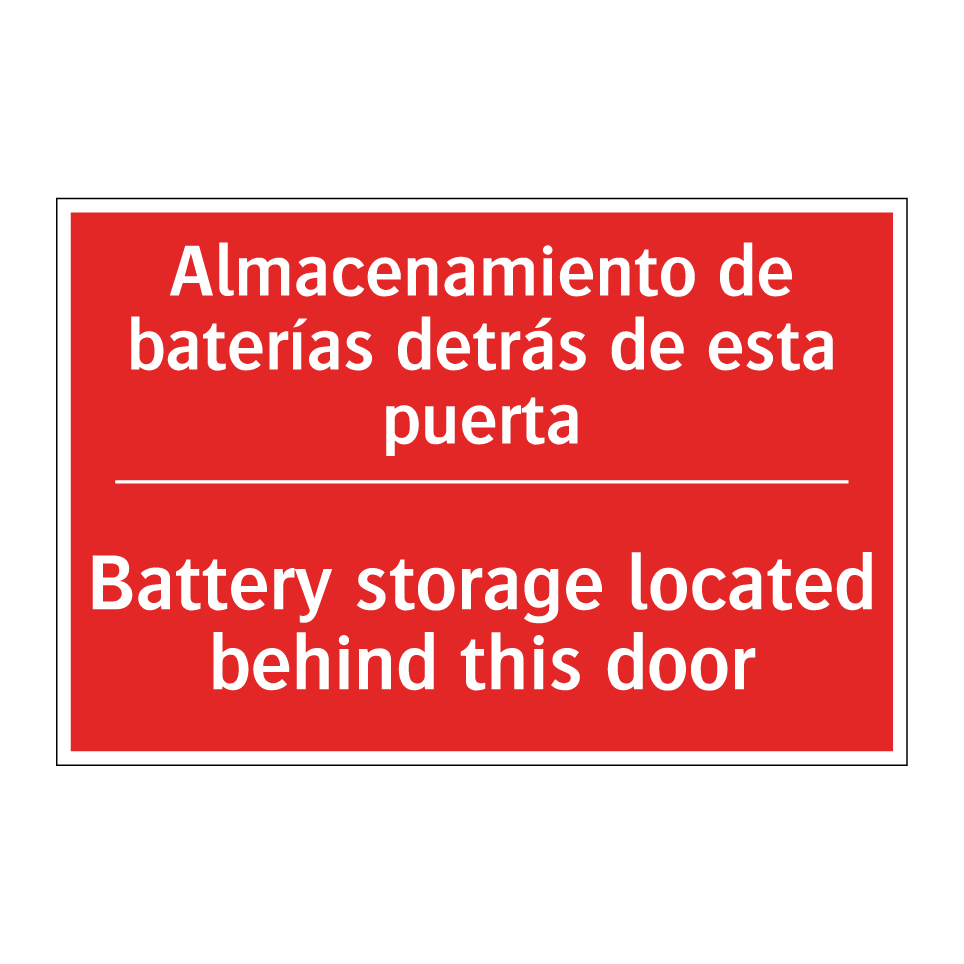 Almacenamiento de baterías /.../ - Battery storage located /.../