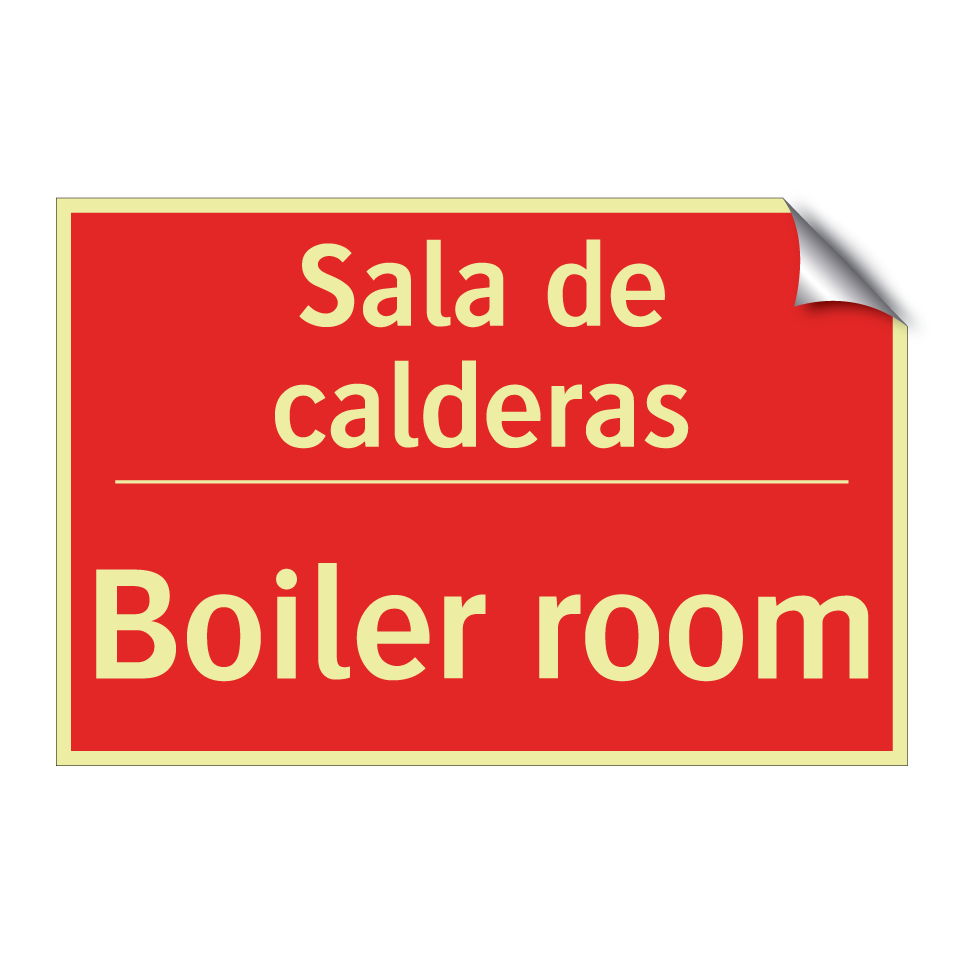 Sala de calderas - Boiler room